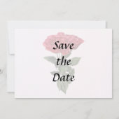 Rode Rozen en Bladeren Save The Date (Achterkant)