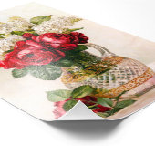  rode rozen en de adem van de Baby Foto Afdruk (Hoek)