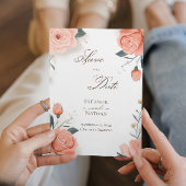 Rode rozen en de zomerlente redden de datum kaart