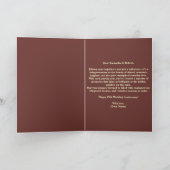 Rode Rozen en Goud Nummer 15e bruiloft Jubileum Kaart (Binnen)