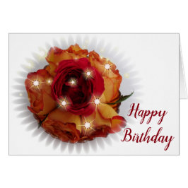 Rode rozen en Oranje en gele rozen