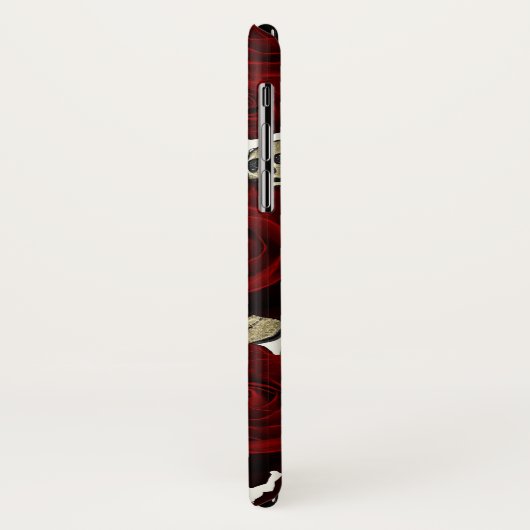 Rode rozen en zwarte rozen Case-Mate iPhone case (Achterkant/links)