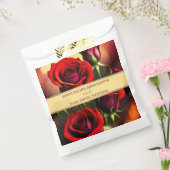 Rode Rozen Favor Tassen Bedankzakje (Gezegeld)