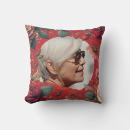 Rode Rozen FOTO Memorial Keepsake Sentimenteel Kussen