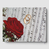 Rode rozen gastenboek (Achterkant)