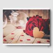 Rode rozen gastenboek (Achterkant)