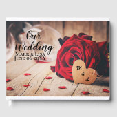 Rode rozen gastenboek (Voorkant)