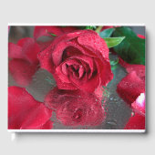 Rode rozen gastenboek (Voorkant)