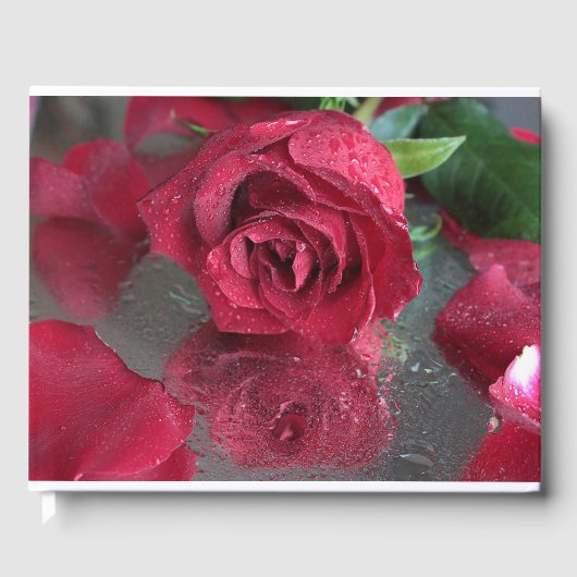 Rode rozen gastenboek (Voorkant)