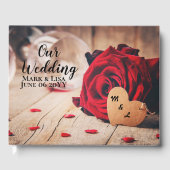 Rode rozen gastenboek (Voorkant)