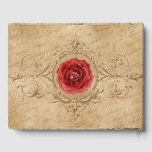  rode rozen gastenboek (Achterkant)