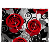  Rode Rozen Gift Bag Groot Cadeauzakje (Achterkant)
