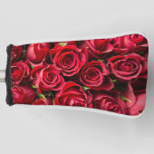 Rode rozen golfheadcover (Voorkant)