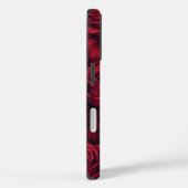 Rode Rozen Gothic Bloemmotief iPhone 16 hoesje (Achterkant / Rechts)