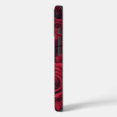 Rode Rozen Gothic Bloemmotief iPhone 16 hoesje (Achterkant / Links)