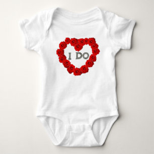 Rode Rozen Hart Ik Doe Bling Babykruiper Romper