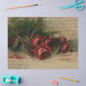  rode rozen het bekledingsdeken van het Manuscript Tissuepapier (Craft)