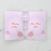 Rode Rozen - het Denken aan u Kaart (Binnen)