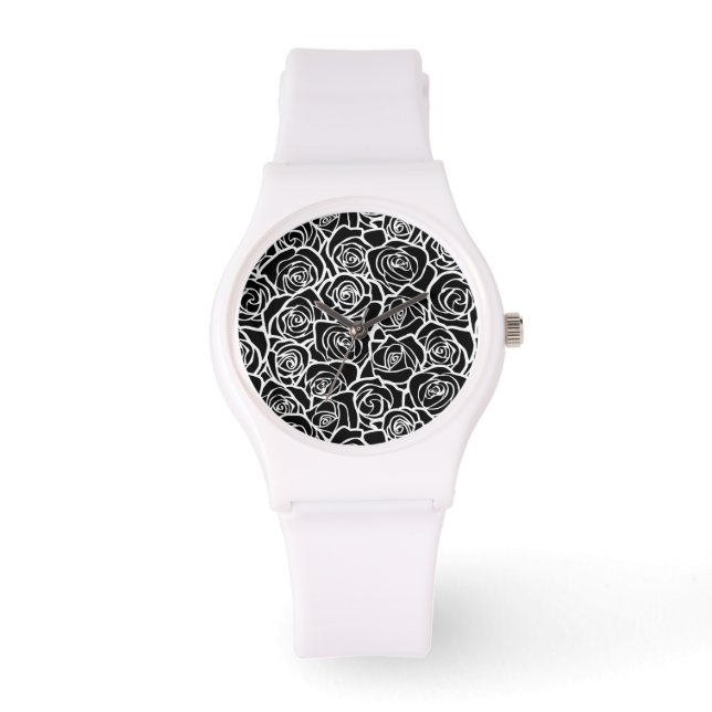  rode rozen horloge (Voorkant)