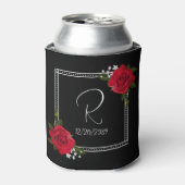 Rode Rozen Huwelijk Blikjeskoeler (Blikje Voorkant)