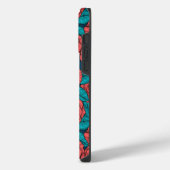 Rode rozen iPhone hoesje (Linkerkant)