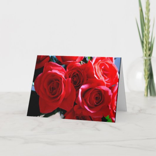 Rode Rozen Kaart (Voorkant)