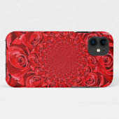 Rode Rozen Kaleidoscoop: Gelukkige Valentijnsdag K Case-Mate iPhone Case (Achterkant (horizontaal))