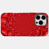 Rode Rozen Kaleidoscoop: Gelukkige Valentijnsdag K Case-Mate iPhone Case (Achterkant (horizontaal))