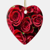 Rode rozen keramisch ornament (Rechts)