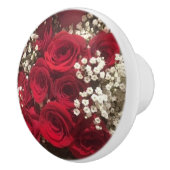 Rode Rozen Keramische Pull Keramische Knop (Rechts)