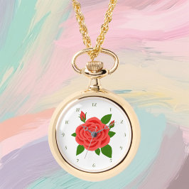 Rode Rozen Ketting eWatch