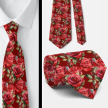 Rode Rozen Klassieke Formele Halsband