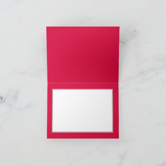 Rode rozen Klein, 4" x 5.6" Vouwkaart Kaart (Binnen)