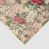  rode rozen koningin Bee Tissuepapier (Detail)