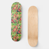 Rode rozen kunst persoonlijk skateboard (Voorkant)