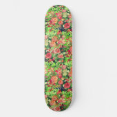 Rode rozen kunst persoonlijk skateboard (Voorkant)