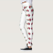 Rode rozen leggings (Links)