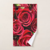 Rode Rozen Luxe Badhanddoekenset Bad Handdoek (Handdoek)