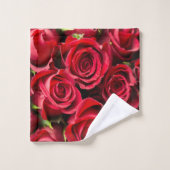 Rode Rozen Luxe Badhanddoekenset Bad Handdoek (Wasdoekje)