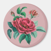 rode rozen magneet (Voorkant)
