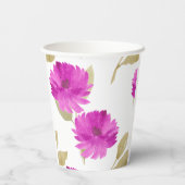 Rode Rozen Meegenomen Papieren Bekers (Achterkant)