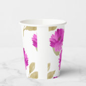 Rode Rozen Meegenomen Papieren Bekers (Links)