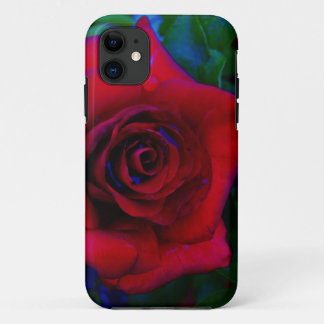 Rode rozen met blauwe tinten Case-Mate iPhone case