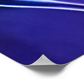 Rode rozen met modern cityscape poster (Hoek)