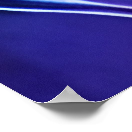 Rode rozen met modern cityscape poster (Hoek)