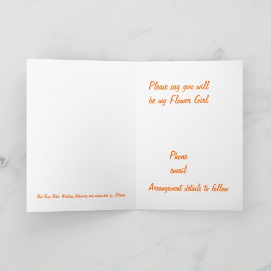 Rode Rozen Motorfiets Huwelijkskaart, Producten (Binnen)