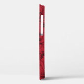 rode rozen naadloos patroon Case-Mate iPhone case (Achterkant / Links)