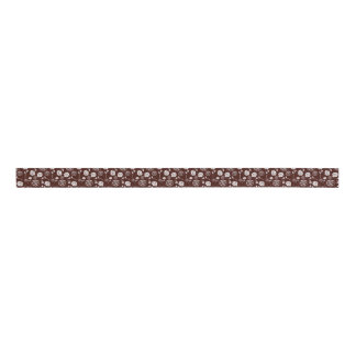 Rode rozen naadloos patroon grosgrain lint