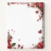 Rode rozen notitieboek (Achterkant)