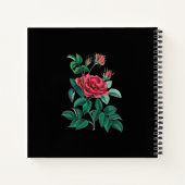  rode rozen notitieboek (Achterkant)